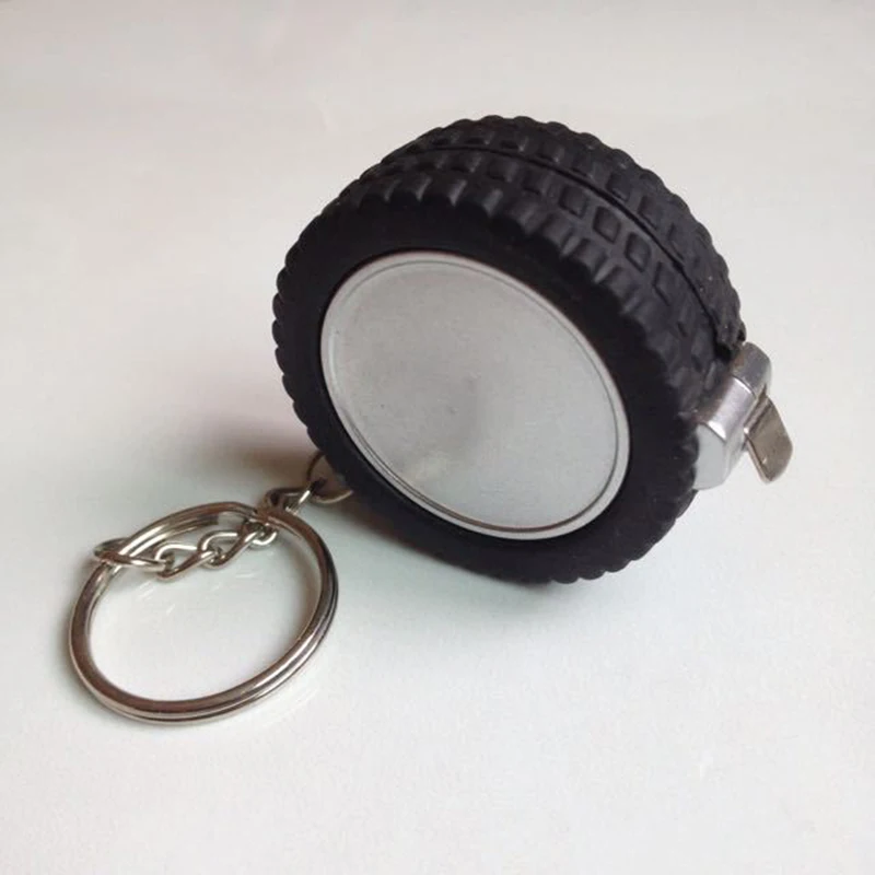 1 м Рулетка для путешествий походный брелок линейка мини-Выдвижной ключей Мини