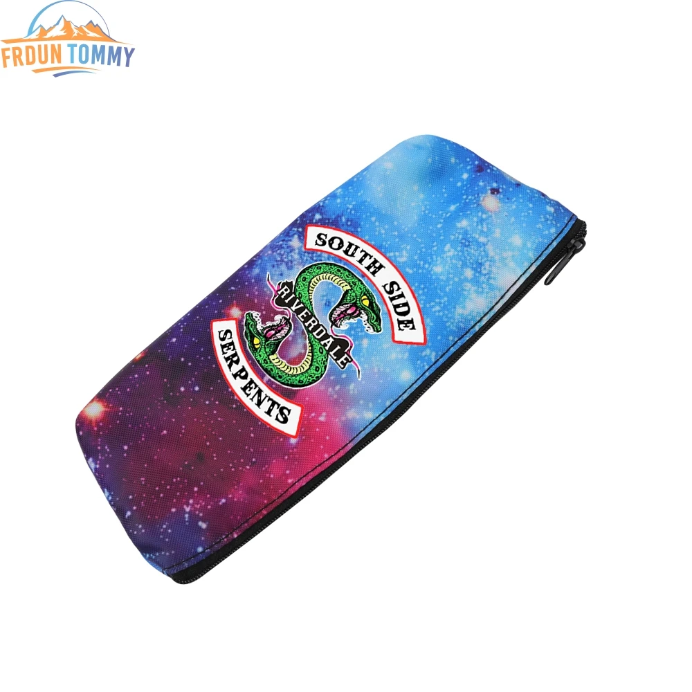 Чехол карандаш на молнии со звездами и принтом ривердейл для школьников горячая