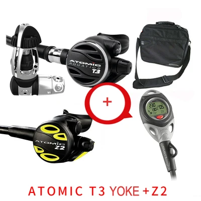 ATOMIC T3 YOKE Z2 NiteScuba регулятор для дайвинга для подводной фотографии Atomic T3 первый и второй этап акваланга DIN - Цвет: ATOMIC T3 YOKE Z2