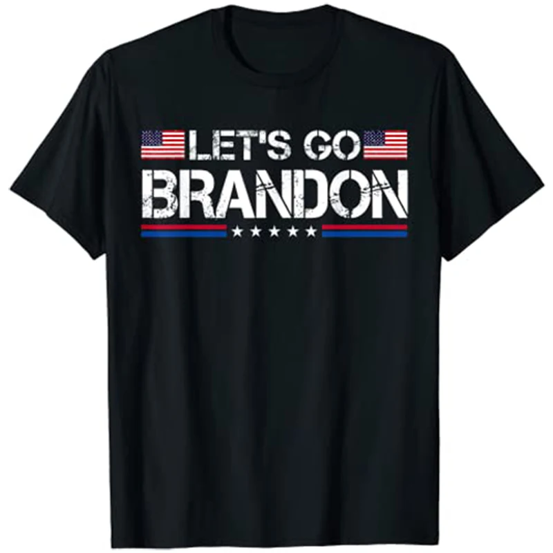 

Let's Go Branson American Usa Flag Let's-Go-Brandon American-Flag Men T-Shirt