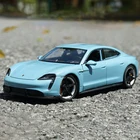 1:36 Porsches Taycan 911 Carrera Cayenne 918 модель автомобиля из сплава, Литые и игрушечные автомобили, Коллекция игрушечных автомобилей