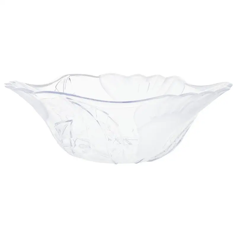 

1 Pc Exquisite Flower-shape Plastic Bowl Rice Plate Vegetable Bowl Salad Dish