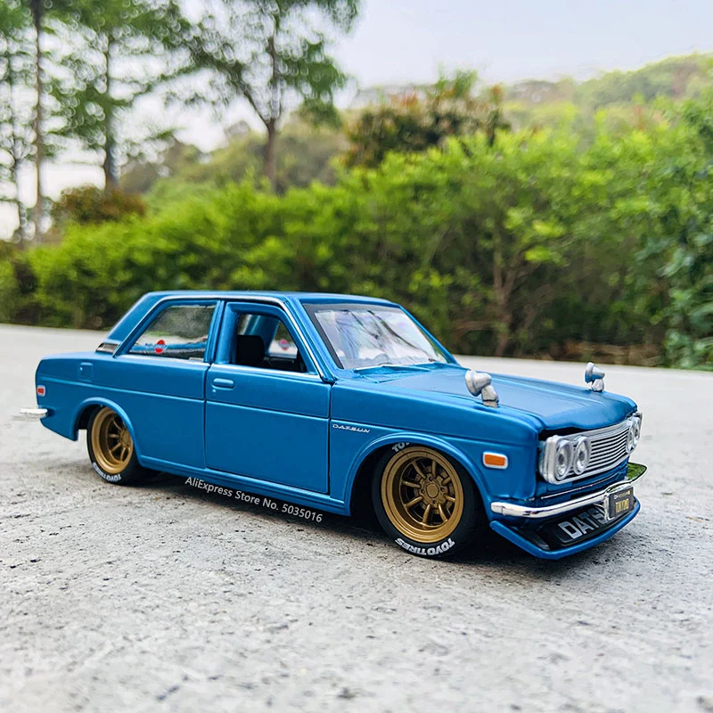 Модель автомобиля Maisto 1:24 Tokyo MOD Nissan 1971 DATSUN 510 из сплава украшение ручной работы