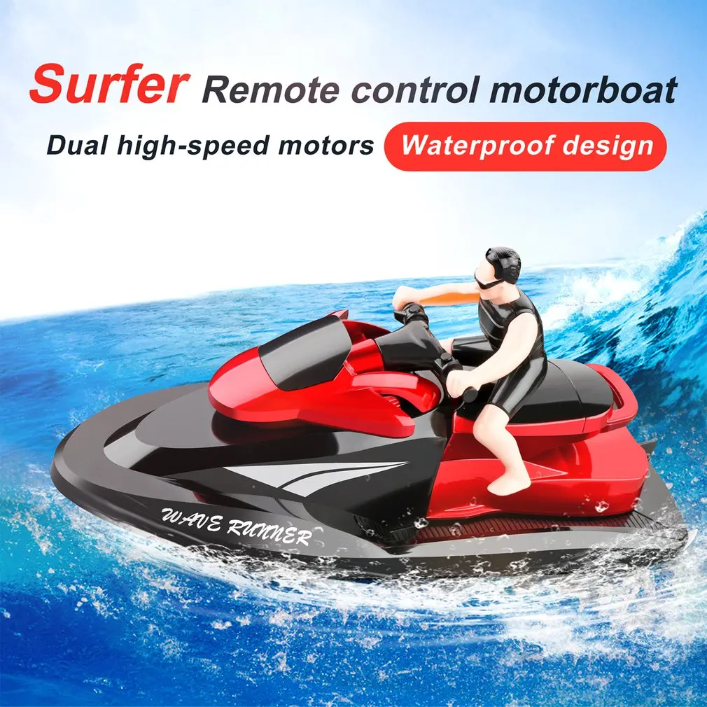

809 RC Motorboat RC Boat High Speed Remote Control Boat for Pools Lakes 2.4Ghz Waterproof High Quality Toy Goft for Kids