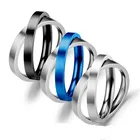 AsJerlya вольфрамовые двойные кольца из нержавеющей стали для мужчин и женщин модные рельефные ювелирные изделия оптом Regalos Para San Valentine