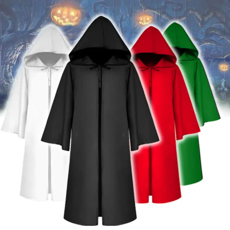 Мужская/Детская накидка с капюшоном в средневековом стиле | Тематическая одежда