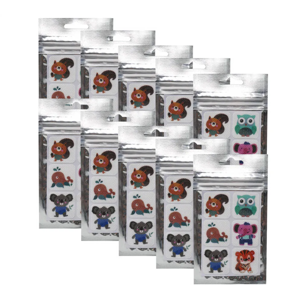 120 шт. Москитная милые наклейки из мультфильмов нетоксичный анти москитные