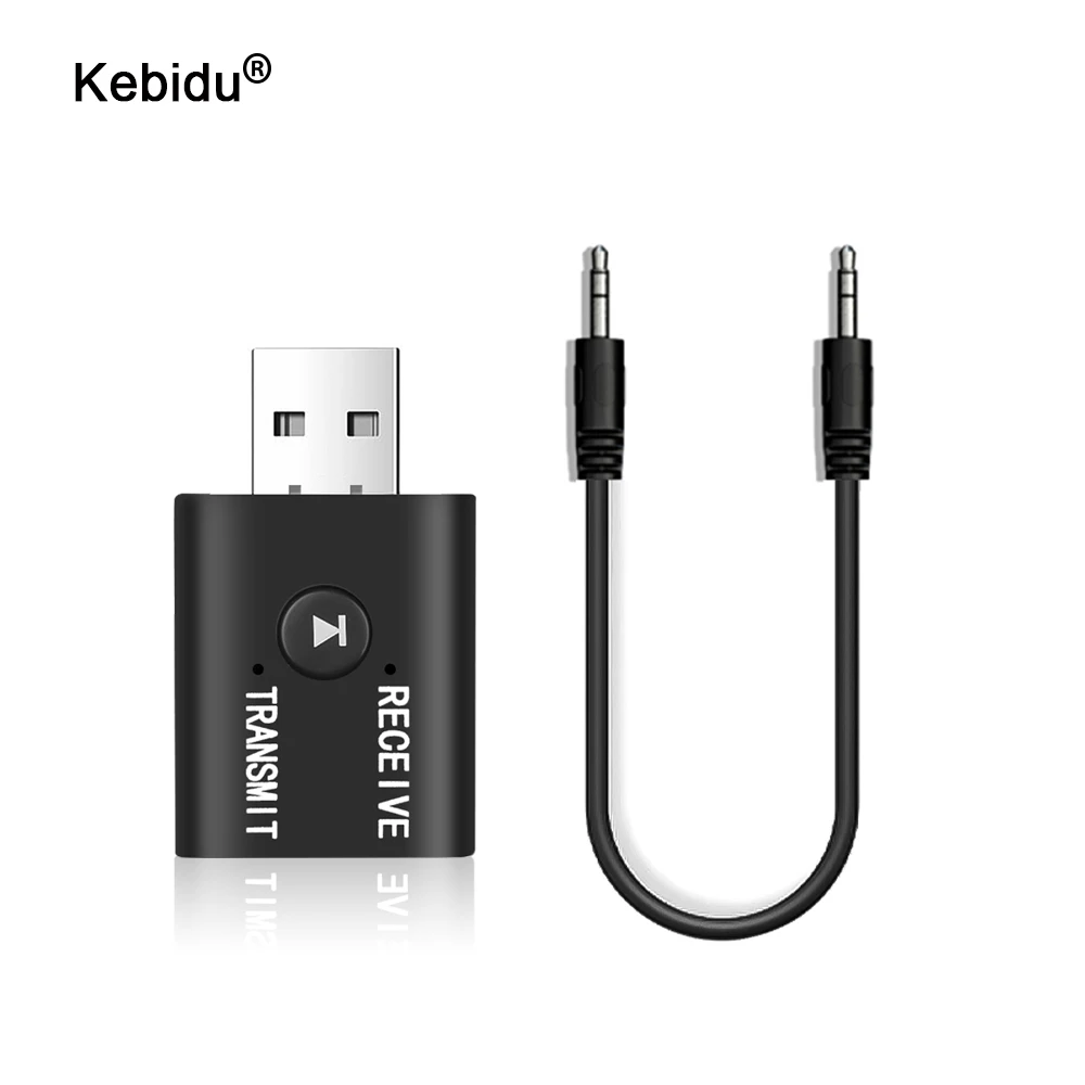 Kebidu USB Bluetooth 5 0 приемник передатчики беспроводной аудио музыкальный стерео