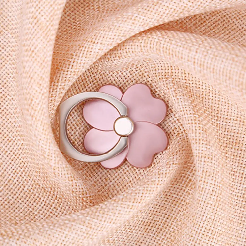 Подставка для кольца на палец с цветком вращающийся 360 градусов держатель