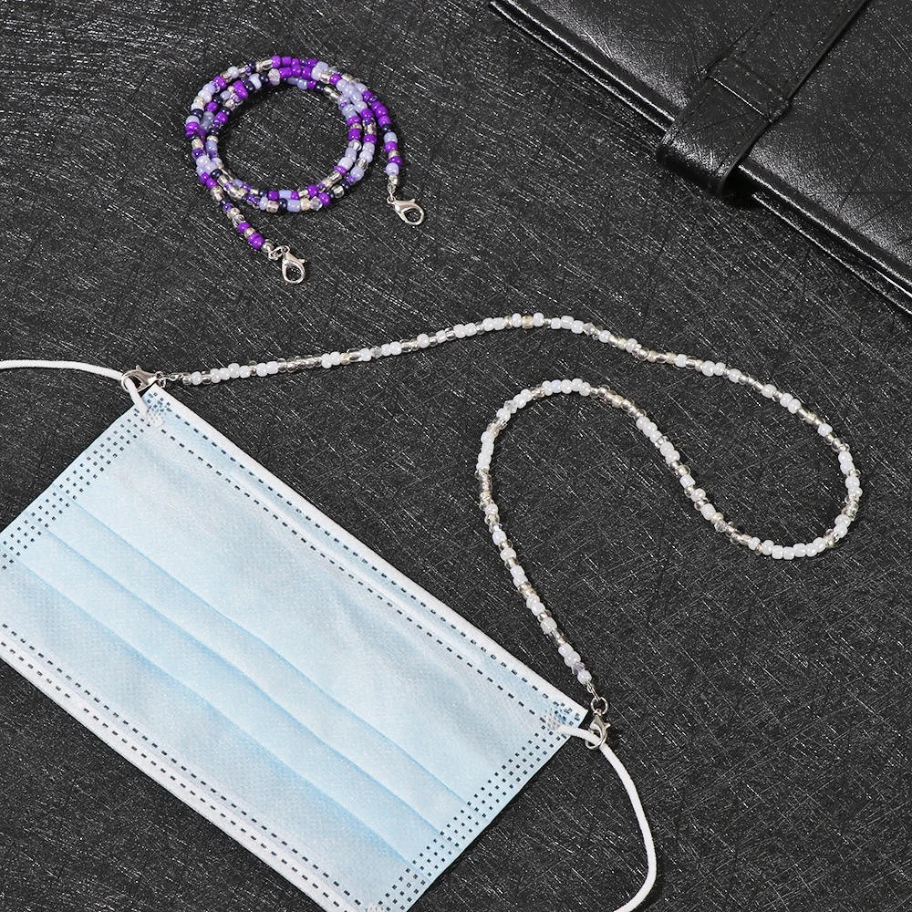 

Acrylic Beaded Chain for Glasses Fashion Colorful Beads Eyeglasses Lanyards Strap Sunglasses Anti-lost Necklace Cord Holder