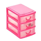 Многослойный ящик для хранения, прочный пластиковый мини-ящик для косметики, чехол для мелочей, органайзер для макияжа, контейнер для предметов  40