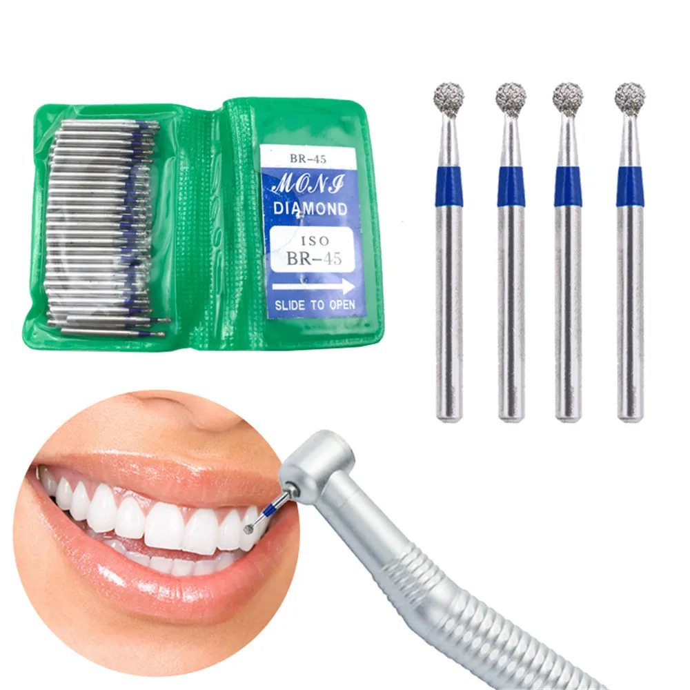 1 мешок/50 шт серия BR стоматологический алмаз FG высокоскоростные боры для