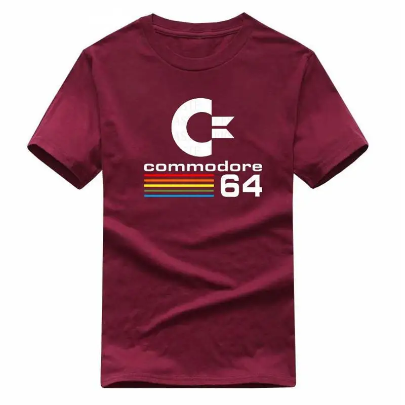 

2020 Summer Commodore 64 T Shirts C64 SID Amiga Retro 8-bit Ultra Cool Design Vinyl T-shirt Mens Clothing With Short Sleeve