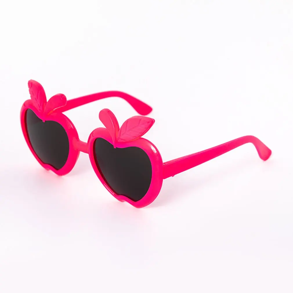 

Cute Apple Shape Flip Up Sunglasses Kids Boys Girls Cute Fruit Shape Sun Glasses Plastic Children Cartoon Sunglasses