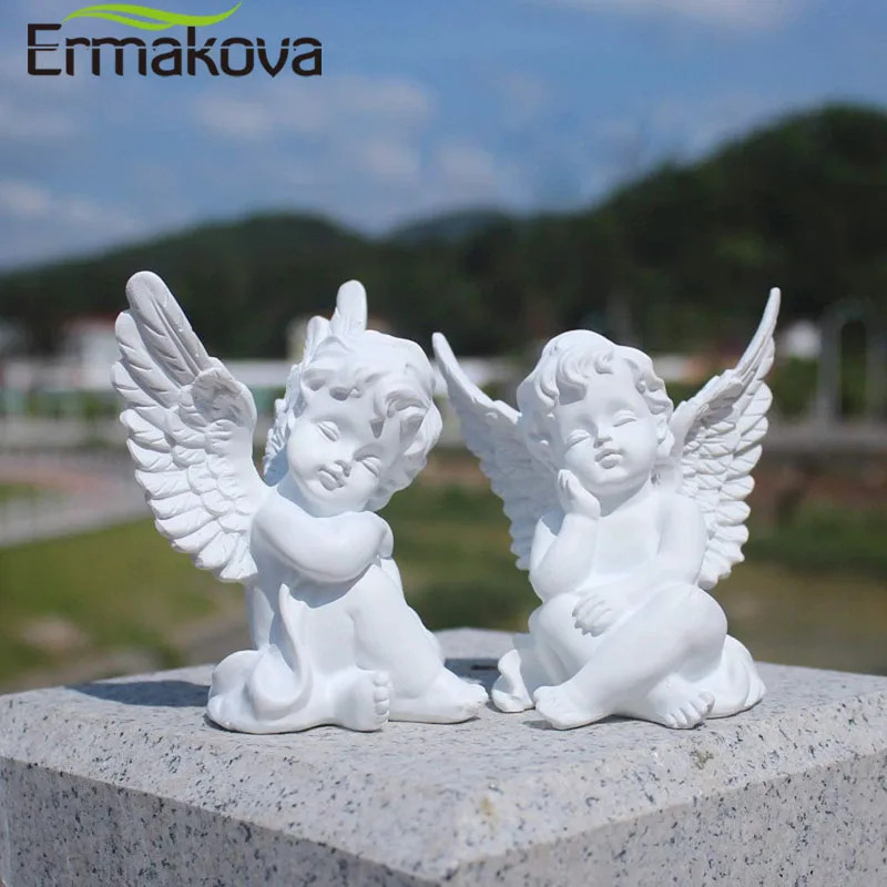 Винтажная Статуя Ангела ERMAKOVA скульптура ангела миниатюрные фигурки украшение