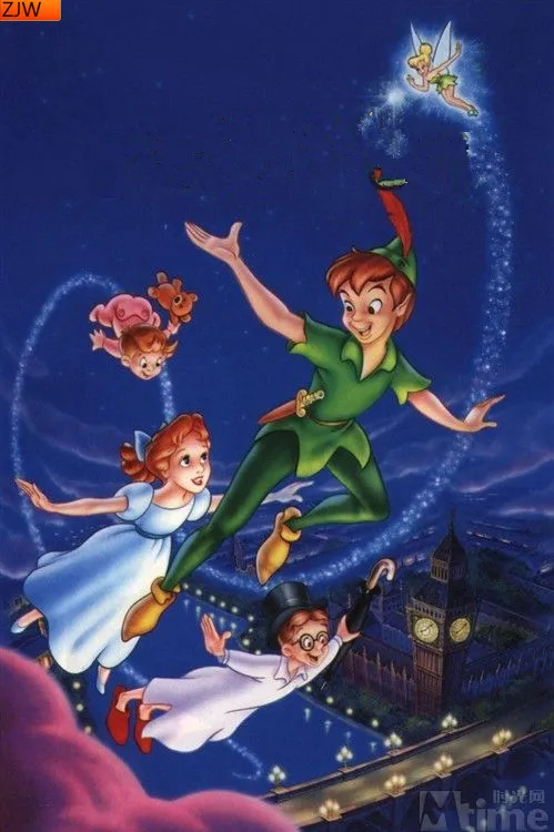 

5D квадратная алмазная живопись, мультфильм Питер Пэн, вышивка крестиком, мозаика стразы, Декор, ремесла, подарки на день рождения для детей