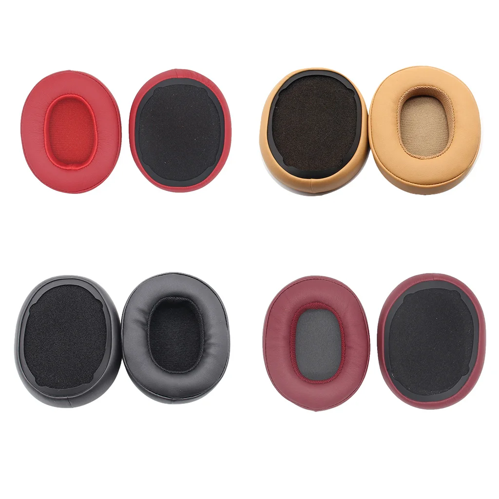 

Leather Ear Cushion Sponge Earpads Compatible with Crusher 3 Headset Earmuffs Memory Foam Covers Protein Skin Spare Part