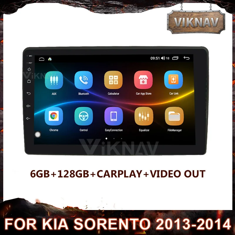 Автомагнитола 2din для KIA SORENTO 2013-2014 Android 10 0 автомобильный GPS-навигатор