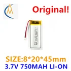 Полимерная литий-ионная аккумуляторная батарея 802048 802045 782150 мАч 800 в