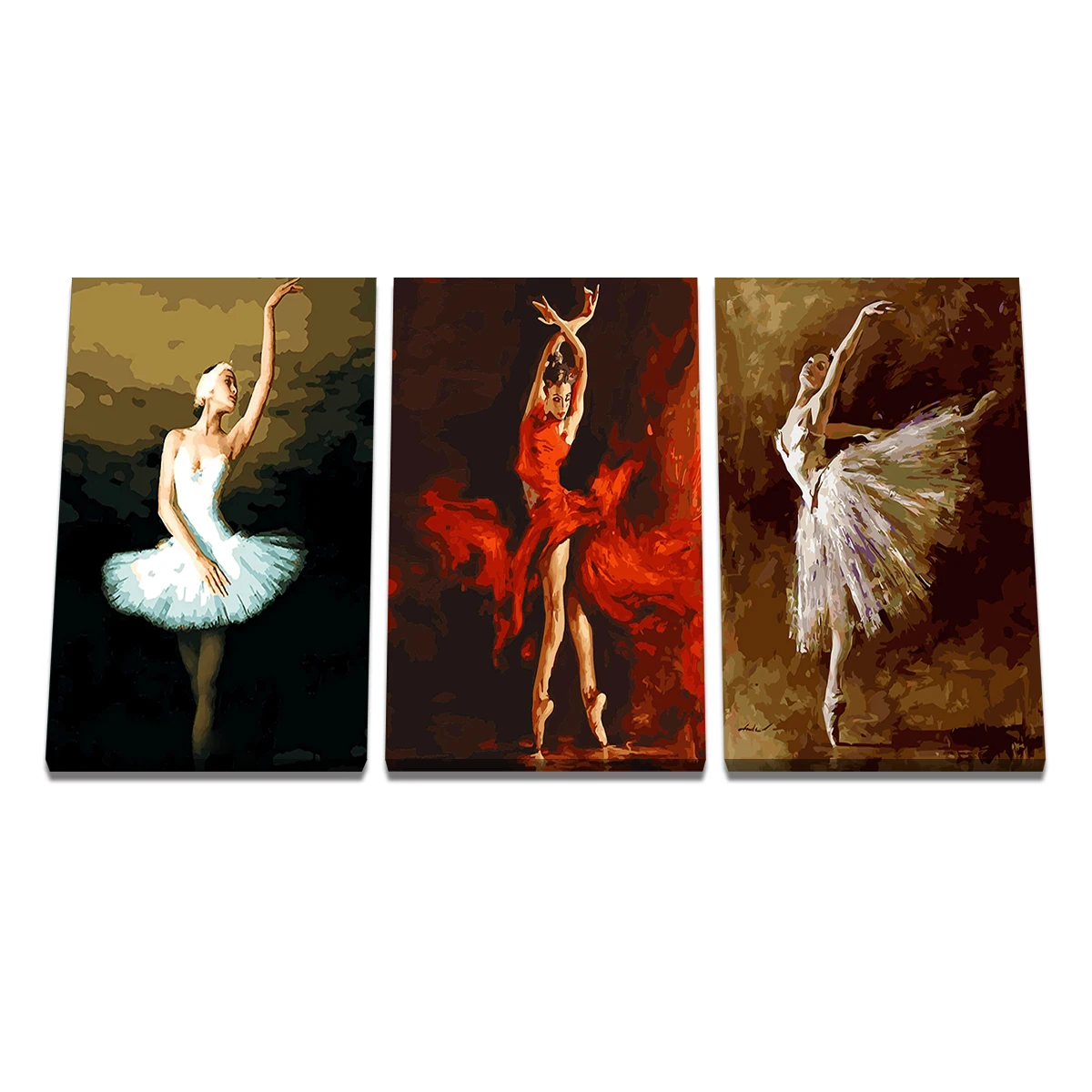 Балетные костюмы для танцев Холст Картина настенный художественный Принт плакат