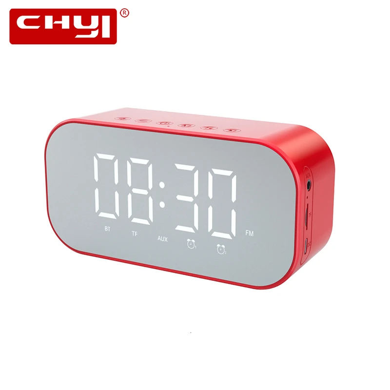 Портативный мини Bluetooth динамик с будильником беспроводной светодиодный дисплей