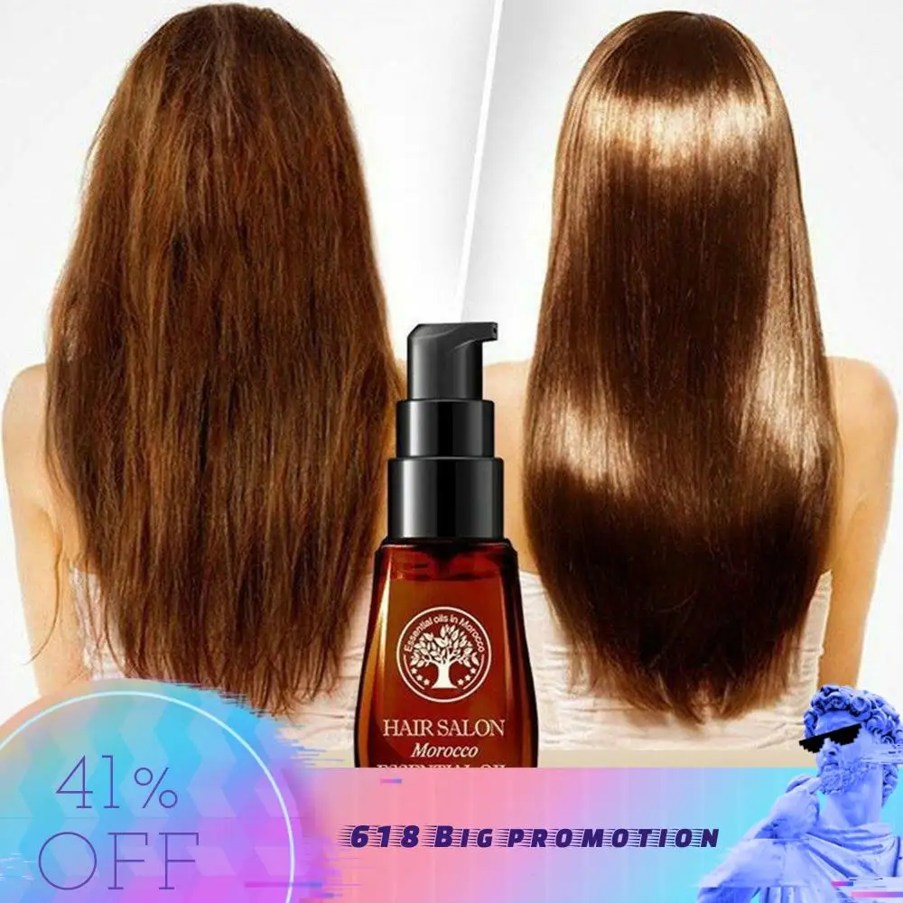 30 мл горячее натуральное масло из Марокко увлажняющая поврежденная и сухая