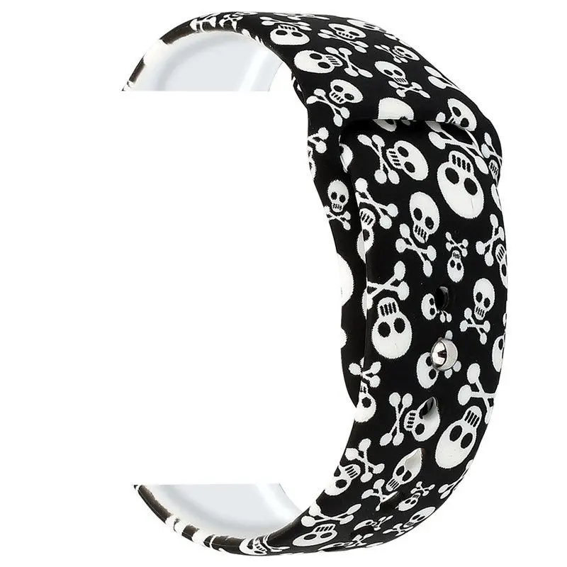 Спортивный мягкий силиконовый ремешок для Apple Watch, ремешок 44 мм, 40 мм, серия 5, 4, браслет для часов iWatch, ремешок 38 мм, 42 мм, 3, 2, 1, аксессуары - Цвет ремешка: 6