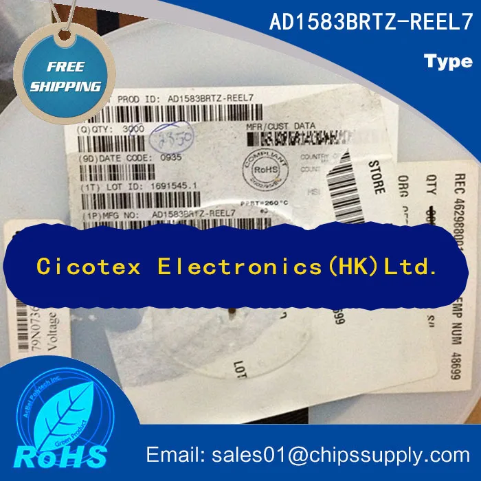 5pcs/lot AD1583BRTZ-REEL7 1583 SOT-23-3 IC VREF SERIES 3V SOT23-3