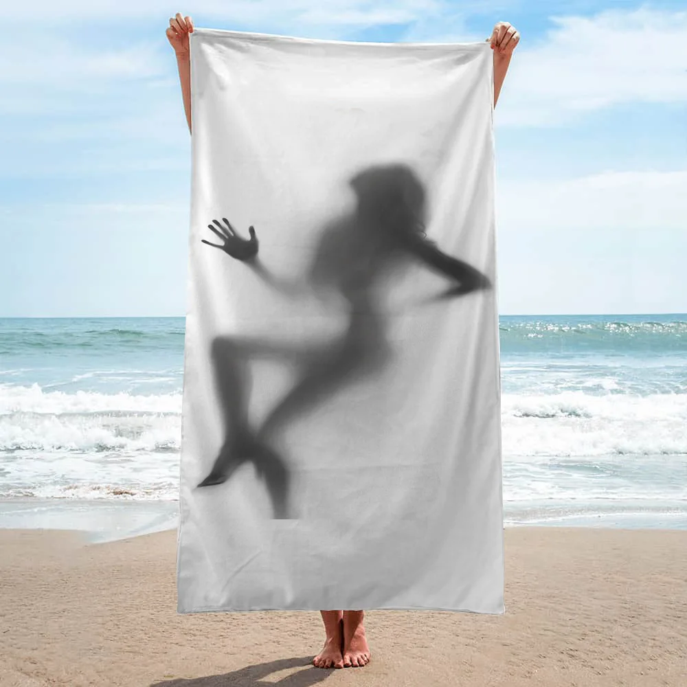 Креативное банное полотенце из микрофибры мягкое пляжное для ванной спа йоги