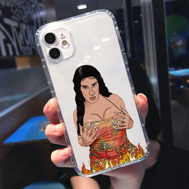 

Yo Perreo Sola Bad Bunny Maluma Phone Case Transparent for iPhone 11 12 mini pro XS MAX 8 7 6 6S Plus X 5S SE 2020 XR