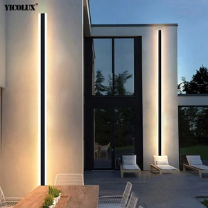 Simple Acrylic New Modern LED Wall Lamps Outdoor Waterproof Living Room Bedroom Porch Courtyard Indoor Lights Lighting Dimmable