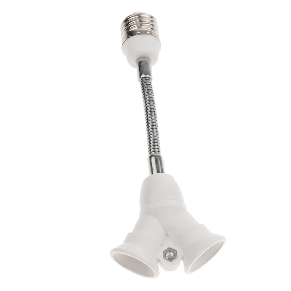 

E27 2 In 1 LED Light Bulb Base Converter Adapter Splitter Lamp