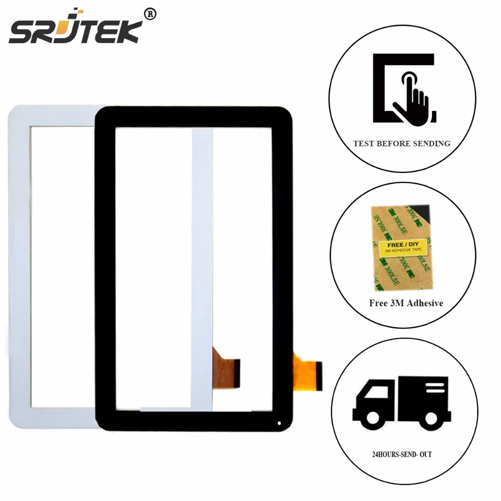 

Srjtek 10.1" For HK10DR2438 HK10DR2438 New Touch Screen Capacitance Digitizer Glass Sensor Replacement Panel Parts