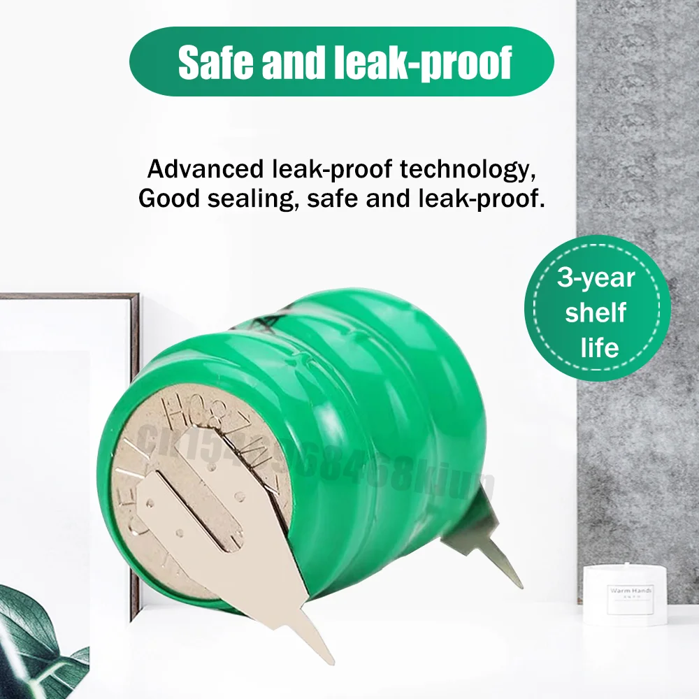 Никель-металлогидридная аккумуляторная батарея для часов 3 6 В 80 мАч | Электроника