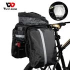 Велосипедная сумка 3 в 1 на багажник WEST BIKING, двухсторонняя задняя подставка, багажник для горного велосипеда