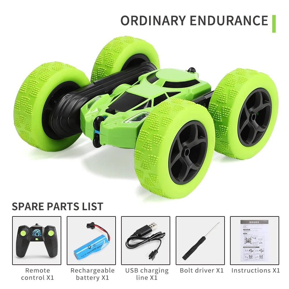 RC Car 2.4G 6CH Stunt 360 Degree Cars Toys Remote Control Flip Deformation For Kids Gifts | Игрушки и хобби
