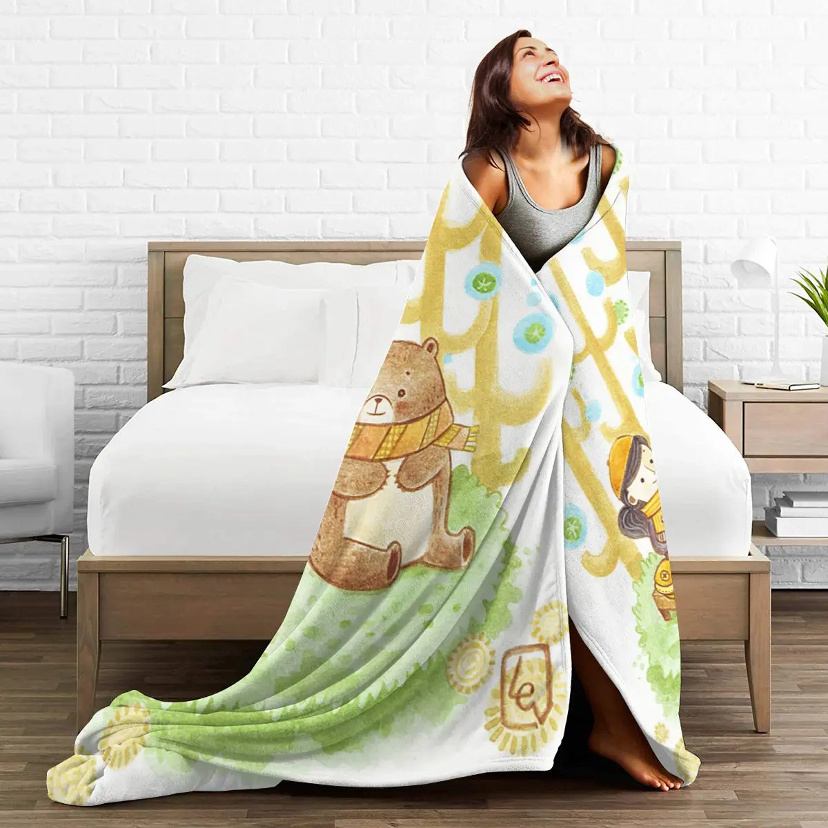 

Ultra Soft Sofa Blanket Cover Blanket Cartoon Cartoon Bedding Flannel plied Sofa Bedroom Decor for Children and Adults 278480229