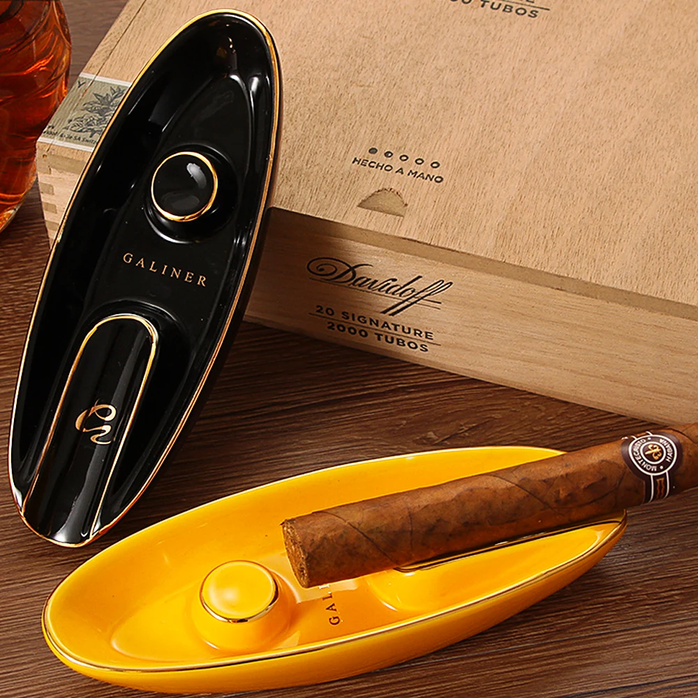 Керамическая пепельница для сигар портативная Мини домашнего офиса Cinzeiro Puros