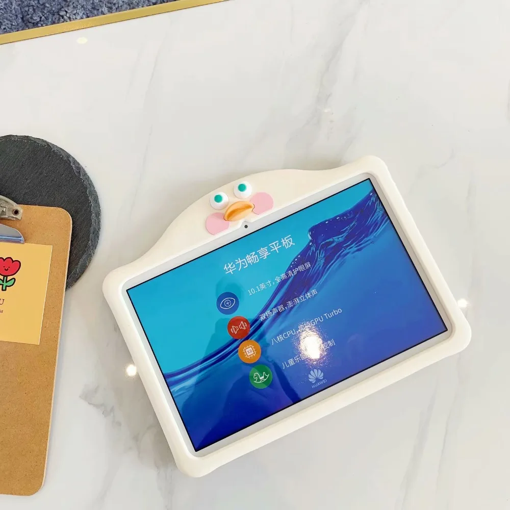 Детский чехол с рисунком животных для huawei MediaPad M5 Lite 10, мягкий силиконовый чехол-подставка для BAH2-W19 BAH2-L09 W09 funda+ пленка