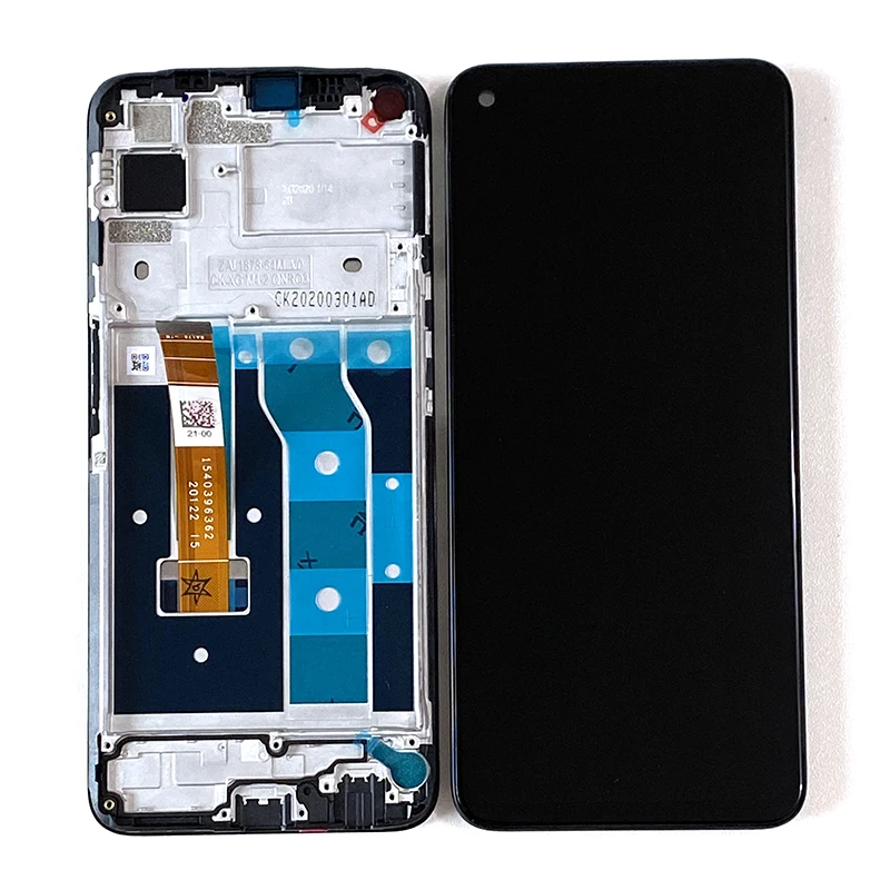 M & Sen-pantalla LCD Original de 6,5 pulgadas para m&oacute;vil, Marco digitalizador de Panel t&aacute;ctil para Oppo Realme 6s RMX2002, RMX2001-2