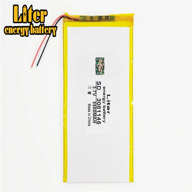 3 7 V 5500mah 3081145 3080145 планшет батарея бренд gm литий полимерный аккумулятор|battery