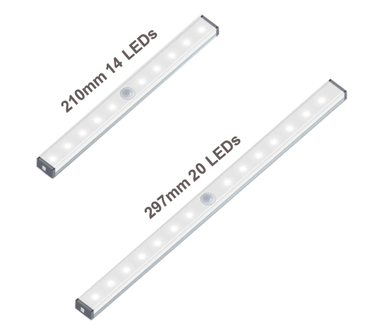 Ночник с датчиком движения 14 светодисветодиодный перезаряжаемый светильник для