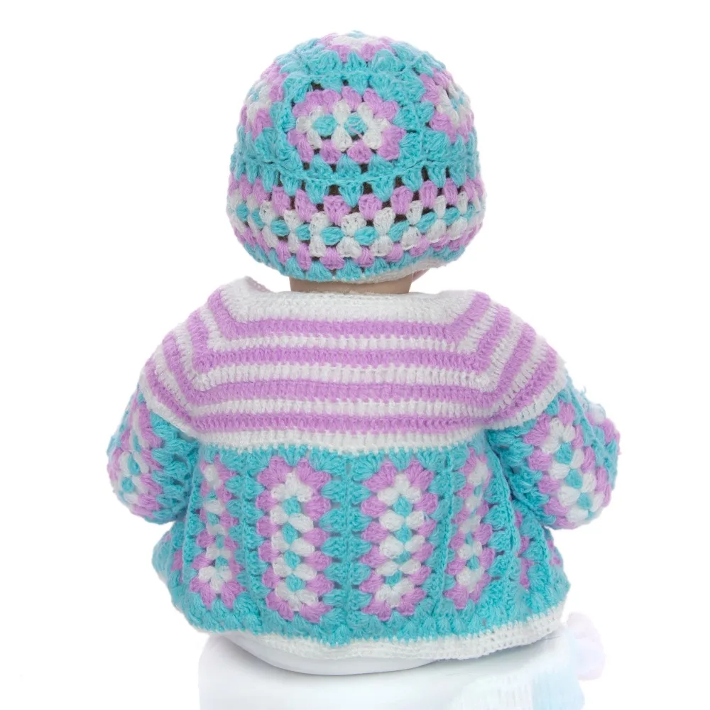 NPK 55 см реалистичные спящие детские куклы новорожденные силиконовые Reborn baby Boy для