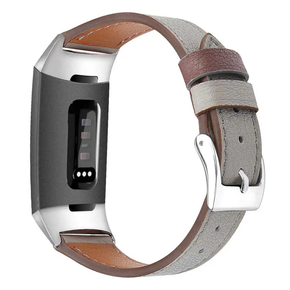 Ремешок для Fitbit Charge 3 сменный кожаный браслет Correa ремешок часов 63007 | Наручные часы
