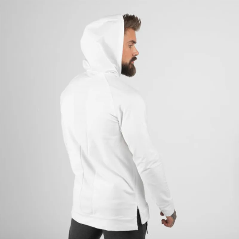 FRMARO 2019 новые мужские хлопковые толстовки с капюшоном на молнии в стиле пэчворк