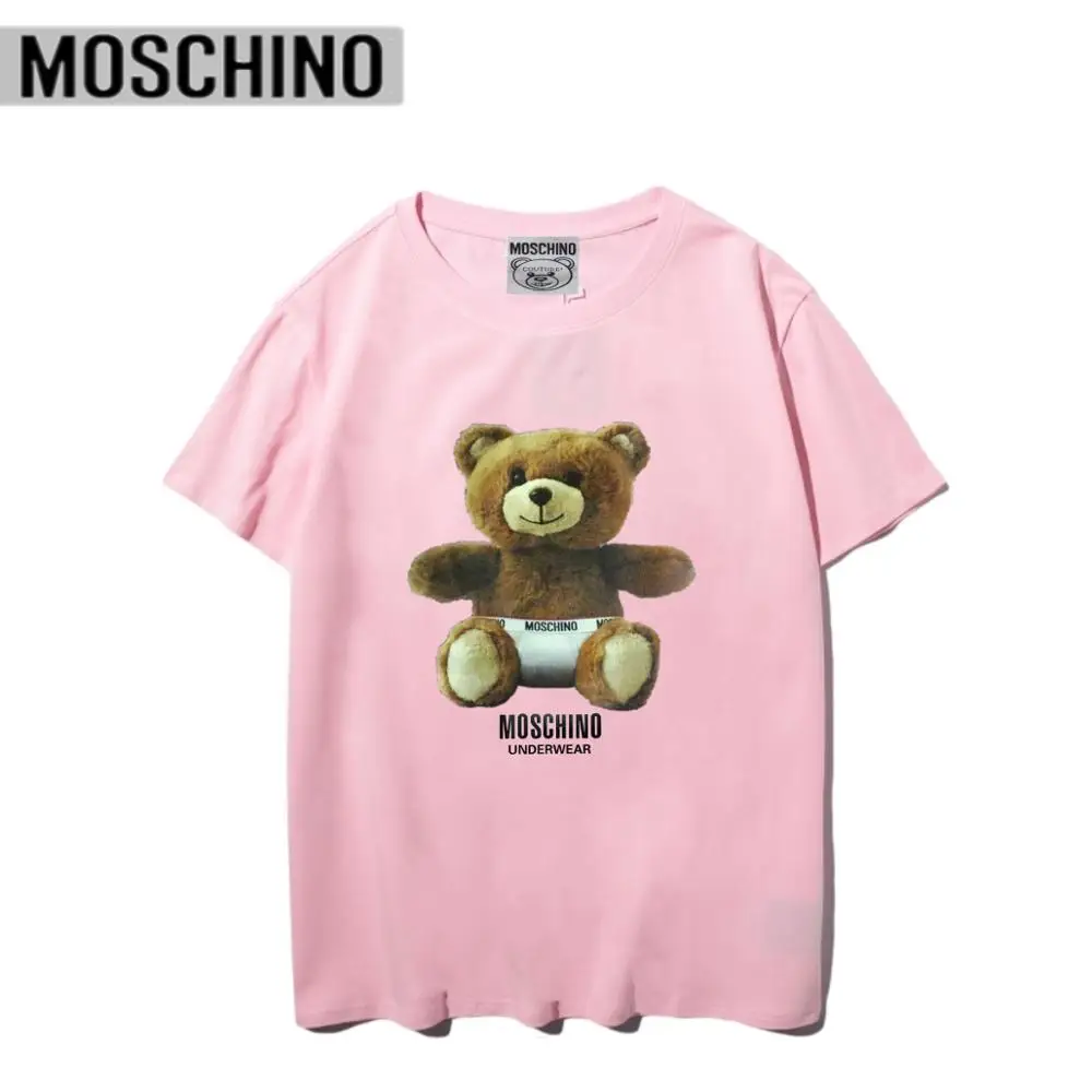 

Moschino T-shirt Summer Cute Hug Bear T-shirts Female 2020 New Style Loose Couple Short Sleeve Cloth