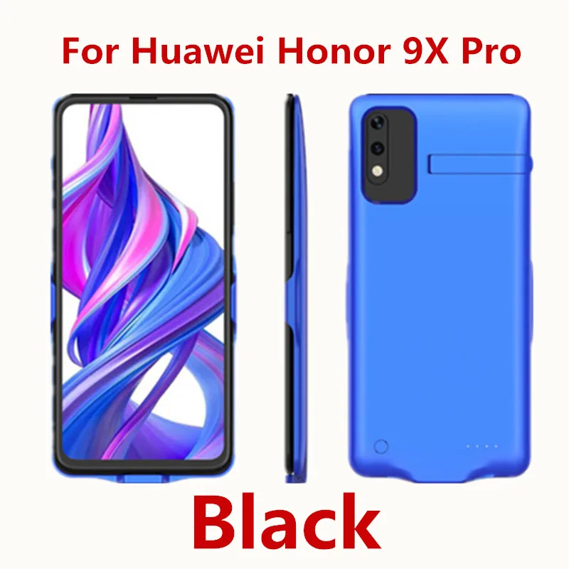 Blue for 9X Pro 6800 мАч зарядное устройство чехол для huawei Honor 9X Pro power Bank крышка батареи для huawei Honor 9X внешние Чехлы для батарей - Цвет: Blue for 9X Pro