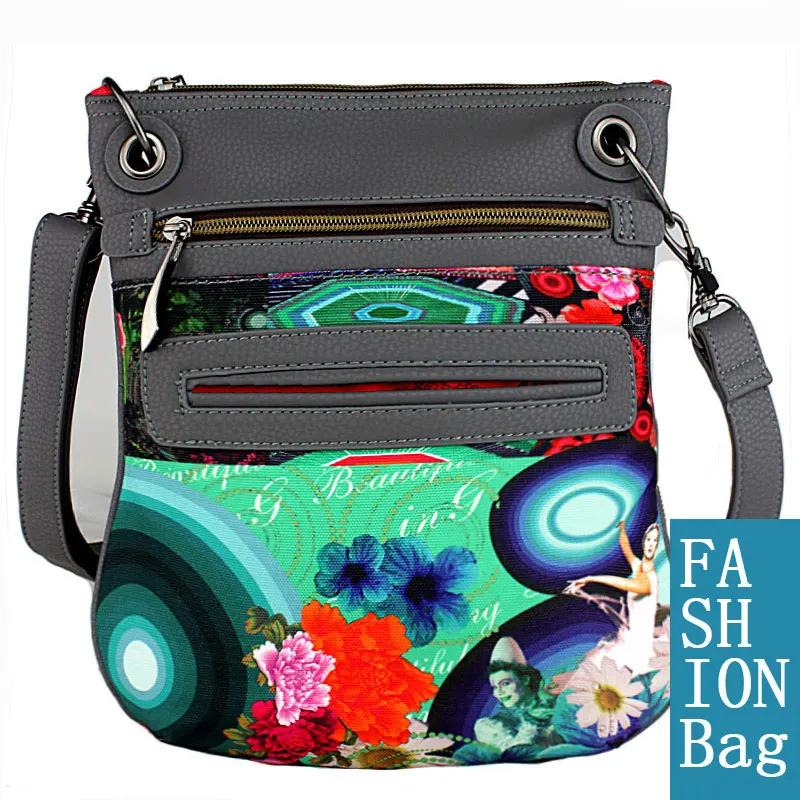 Модная брендовая испанская сумка, винтажная Холщовая Сумка через плечо, женская сумка через плечо, сумка-мессенджер - Цвет: A011