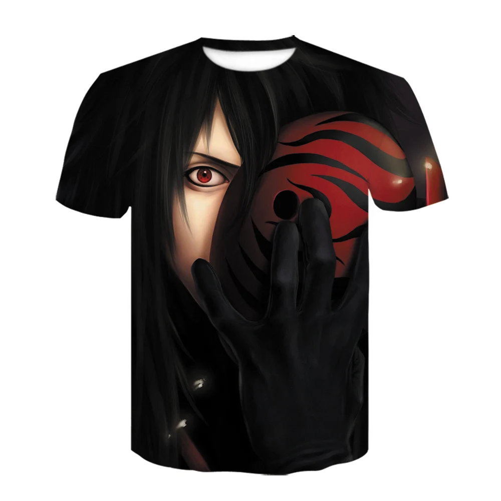 Аниме Наруто футболка Учиха Саске Akatsuki Uchiha Itachi Shuriken Uzumaki Naruto BORUTO Косплей Костюм