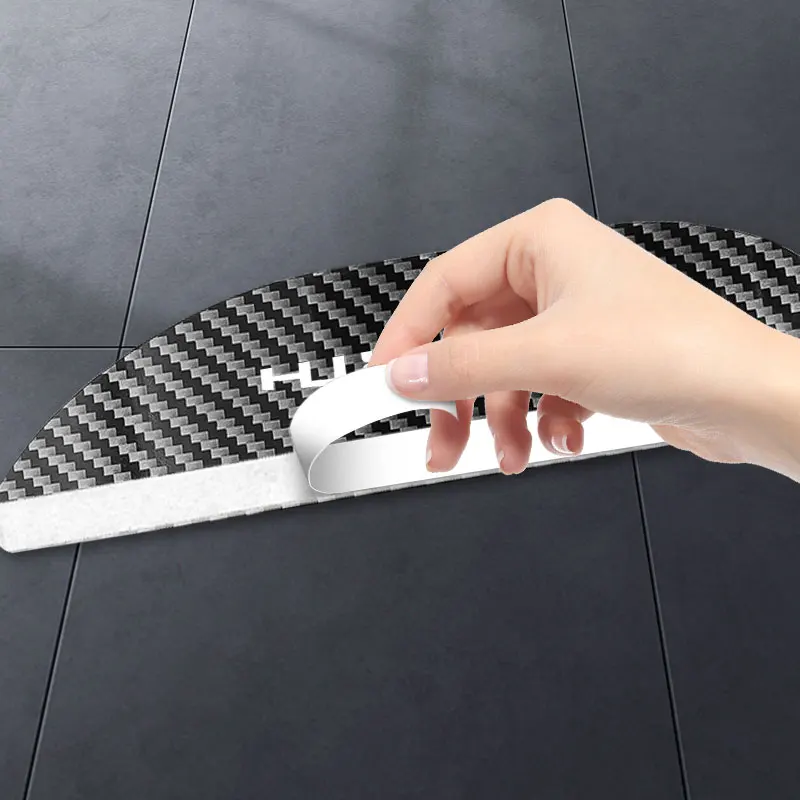 Два автомобильных декоративных зеркала заднего вида с защитой от дождя и наклейками на обратную сторону для Abarth 500 595 1100 Ducato Palio логотип аксессуаров.